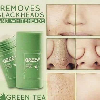 Green Tea Herbal Mask Stick for Removes Blackheads