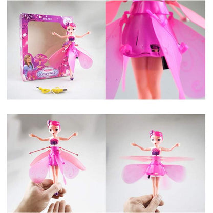 Pink Magic Flying Fairy Doll With Sensor