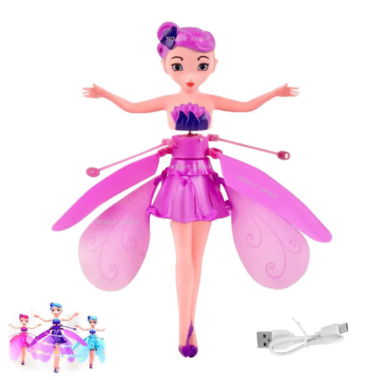 Pink Magic Flying Fairy Doll With Sensor