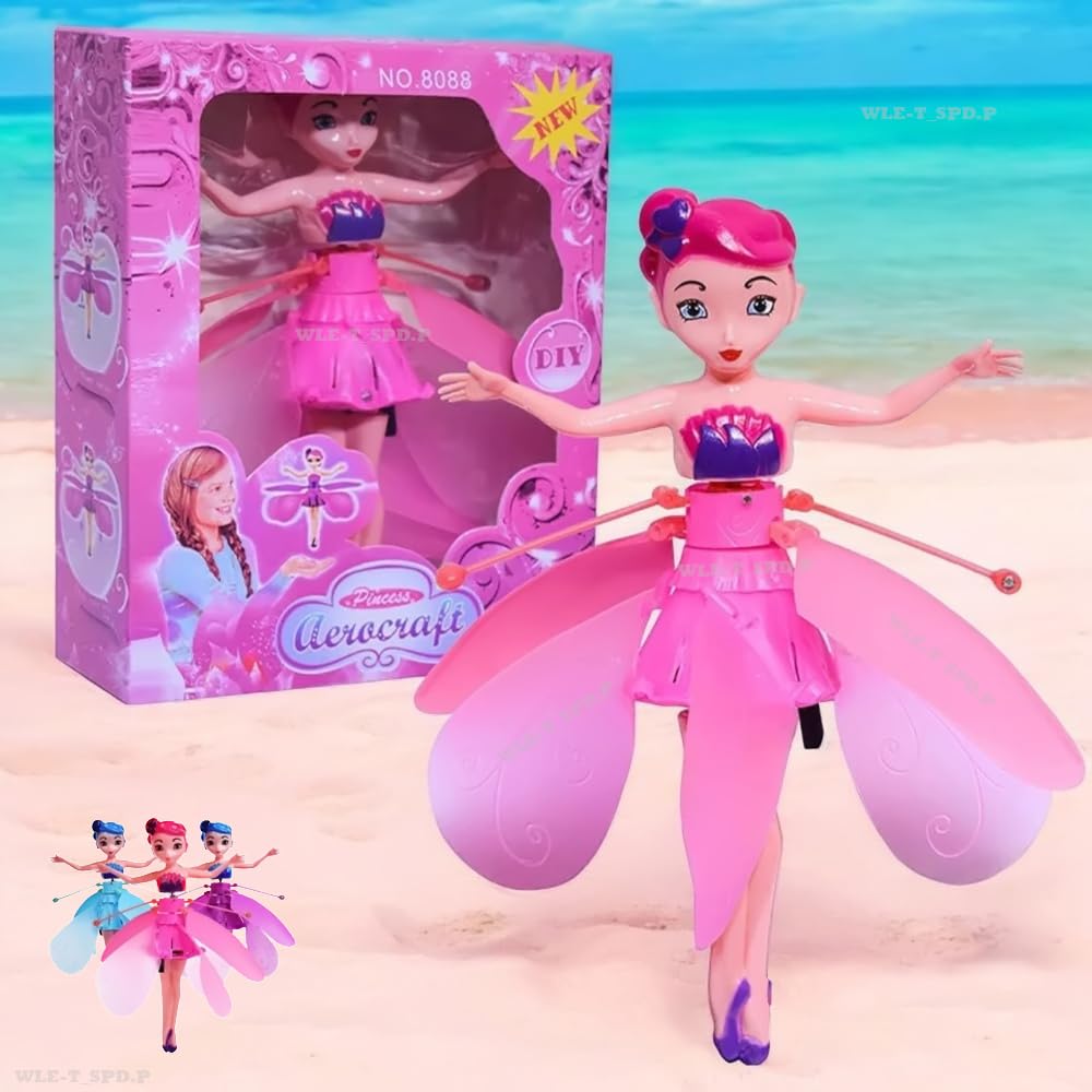 Pink Magic Flying Fairy Doll With Sensor