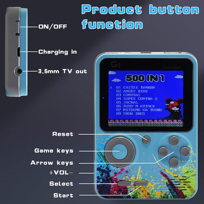 Retro GameBox 500 Games in 1 Premium Quality With TV Connection