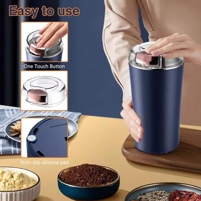 Heavy Duty Portable Powerful Electric Grinder Dry Spice Masala or Coffee Grinder With Push Button Control